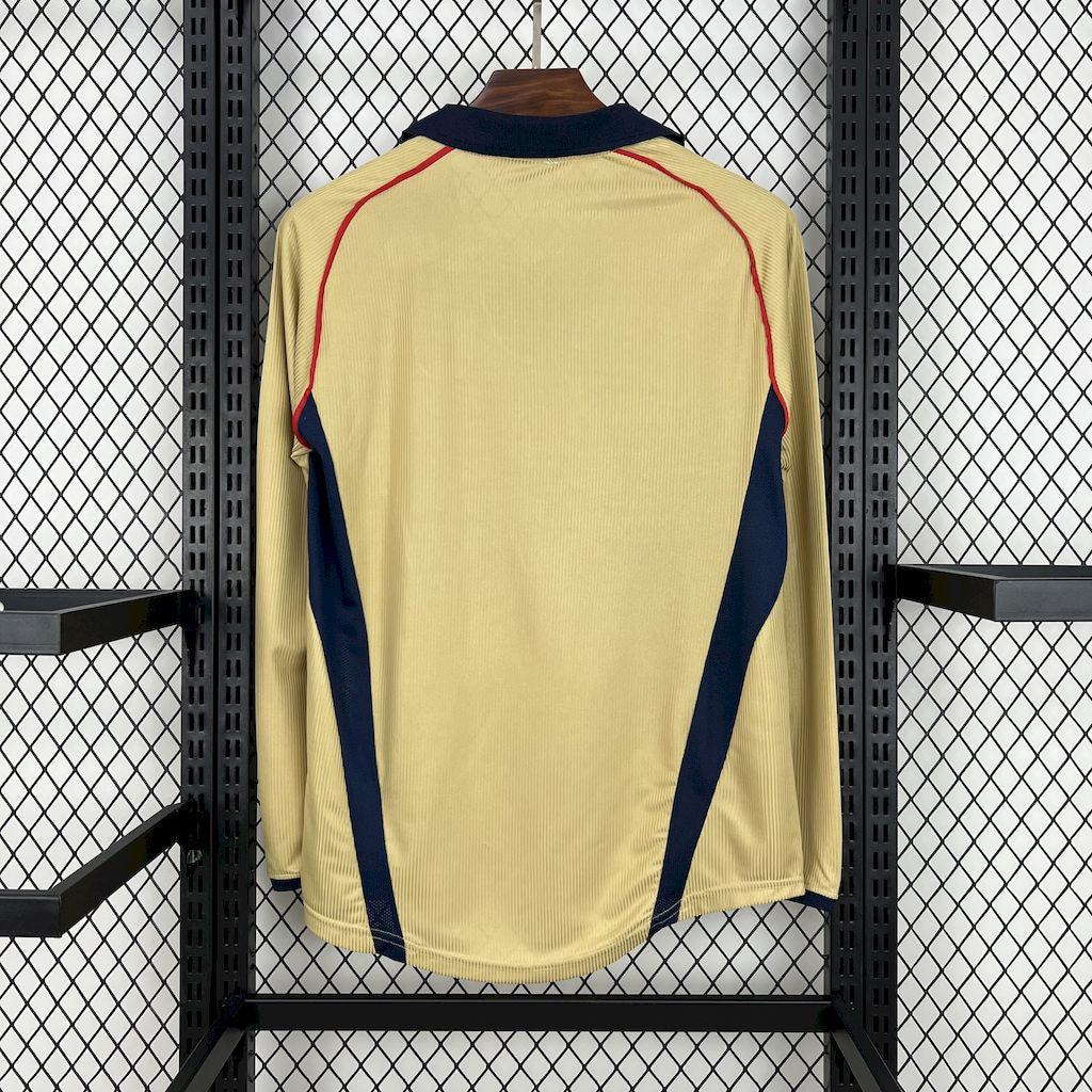 CAMISETA ARSENAL 2001/02 RETRO VISITA HOMBRE (VERSIÓN FAN)