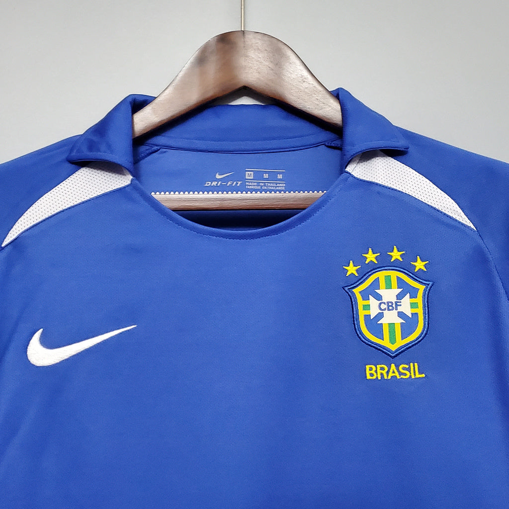 CAMISETA BRASIL 2002 RETRO VISITA HOMBRE (VERSIÓN FAN)