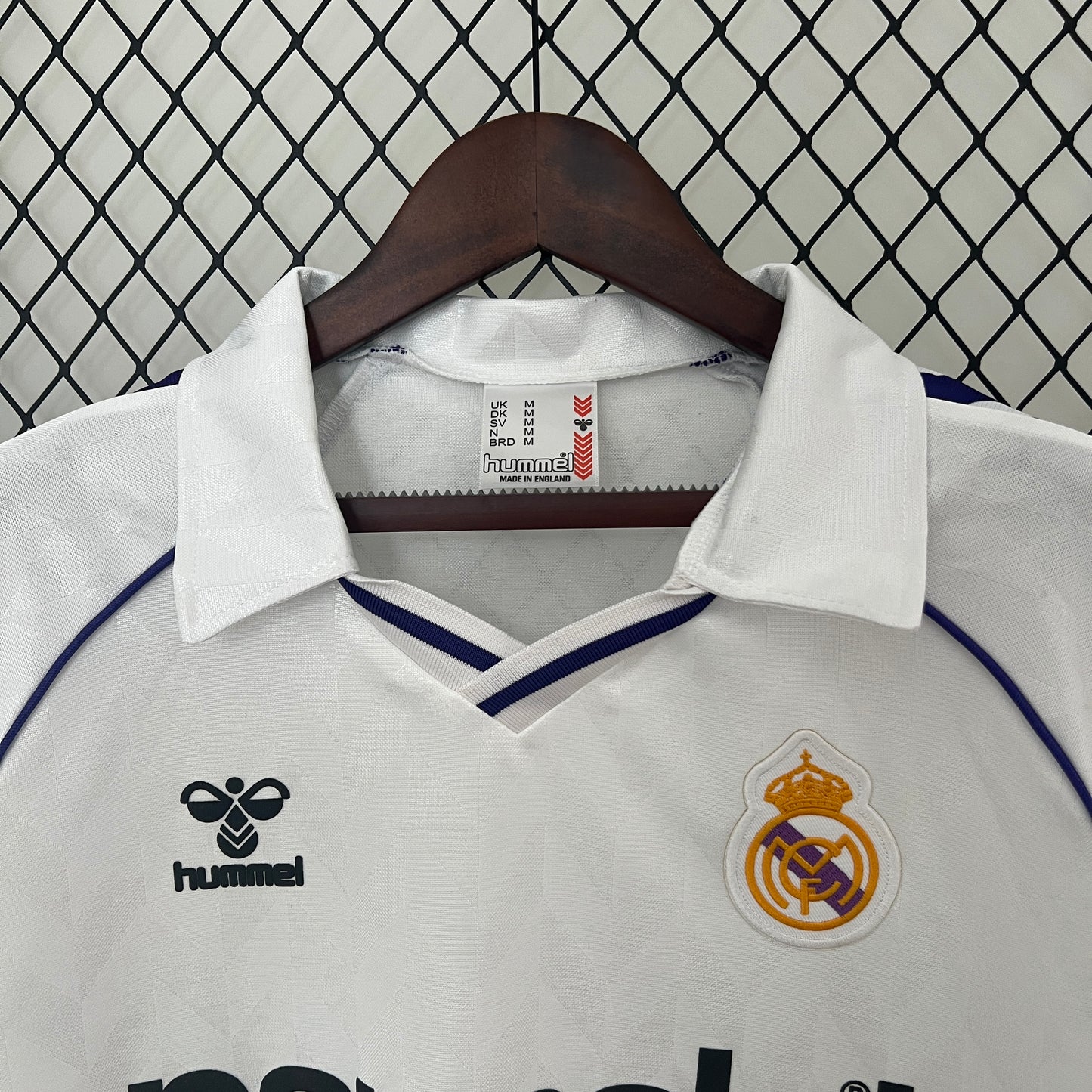 CAMISETA REAL MADRID 1986/88 RETRO LOCAL HOMBRE (VERSIÓN FAN)