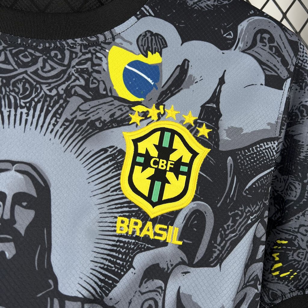 CAMISETA BRASIL 2024 EDICIÓN ESPECIAL HOMBRE (VERSIÓN FAN)