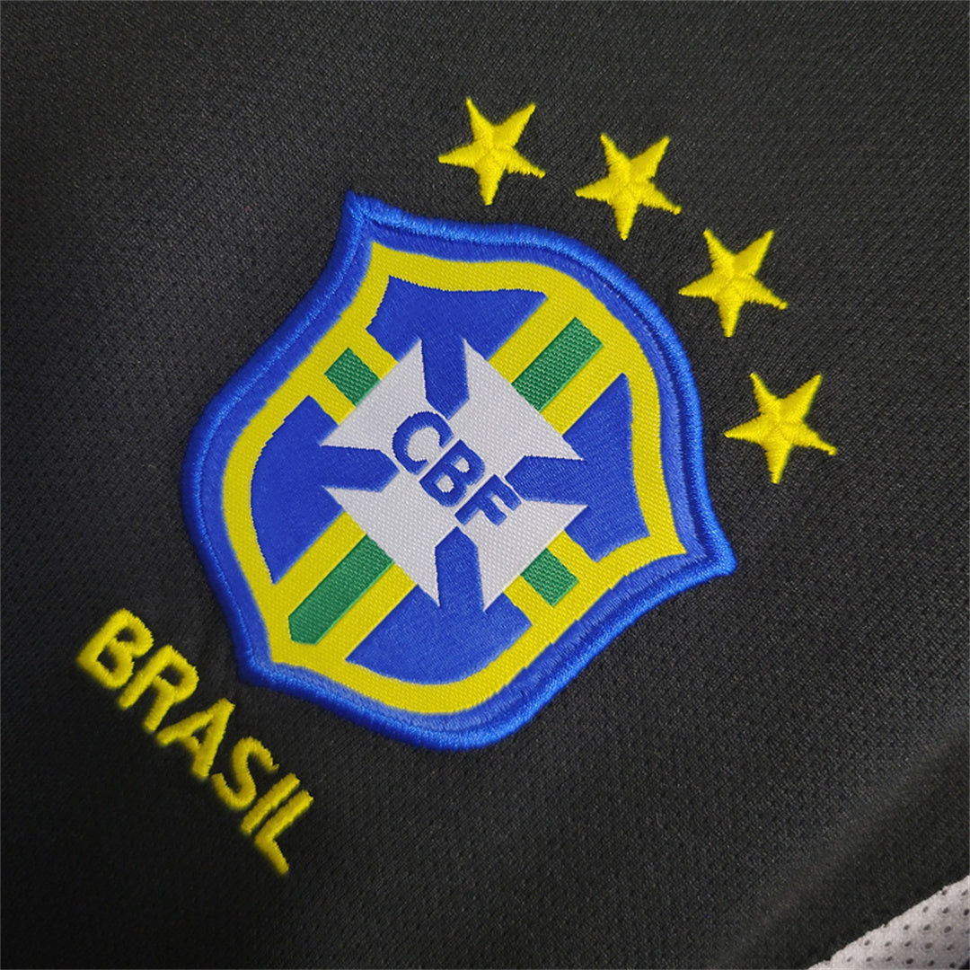 CAMISETA BRASIL 2002 ARQUERO RETRO HOMBRE (VERSIÓN FAN)