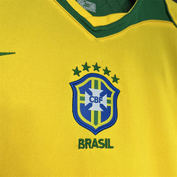 CAMISETA BRASIL 2004 RETRO LOCAL HOMBRE (VERSIÓN FAN)