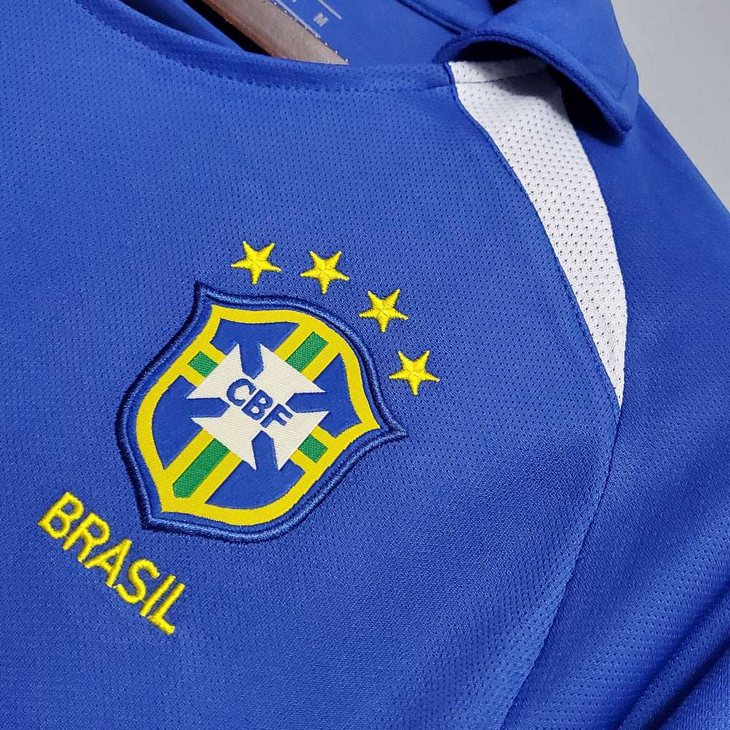 CAMISETA BRASIL 2002 RETRO VISITA HOMBRE (VERSIÓN FAN)