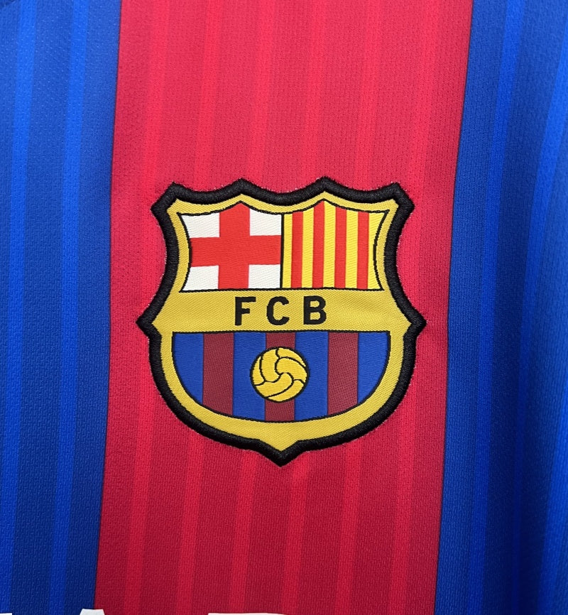 CAMISETA BARCELONA 2014/15 RETRO LOCAL HOMBRE MANGA LARGA (VERSIÓN FAN)