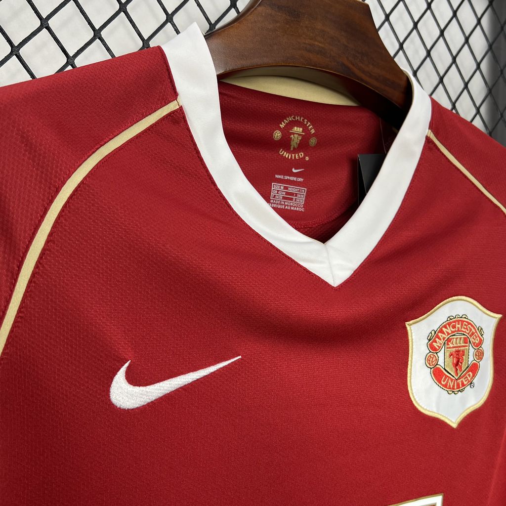 CAMISETA MANCHESTER UNITED 2006/07 RETRO LOCAL HOMBRE (VERSIÓN FAN)