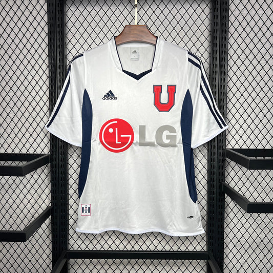 CAMISETA UNIVERSIDAD DE CHILE 2003 RETRO VISITA HOMBRE (VERSIÓN FAN)