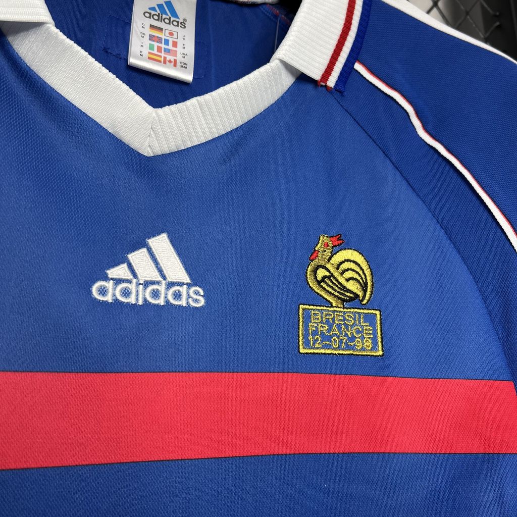 CAMISETA FRANCIA 1998 RETRO LOCAL HOMBRE (VERSIÓN FAN)