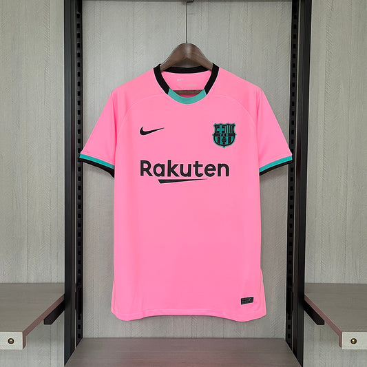 CAMISETA BARCELONA 2020/21 RETRO VISITA HOMBRE (VERSIÓN FAN)