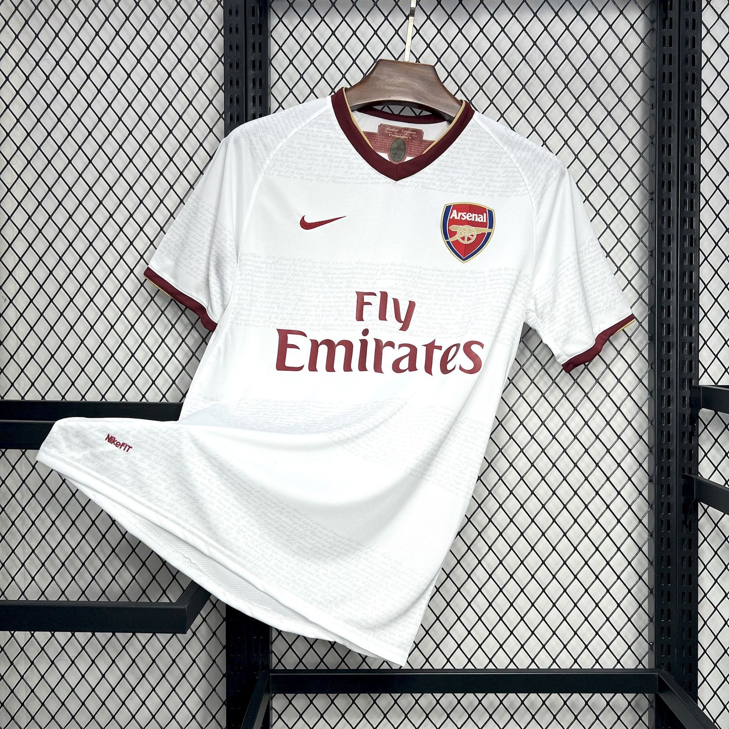 CAMISETA ARSENAL 2007/08 RETRO VISITA HOMBRE (VERSIÓN FAN)