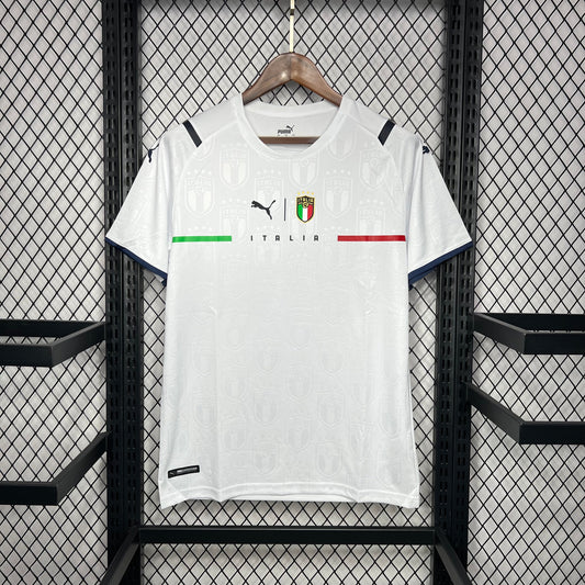 CAMISETA ITALIA 2021/22 RETRO VISITA HOMBRE (VERSIÓN FAN)