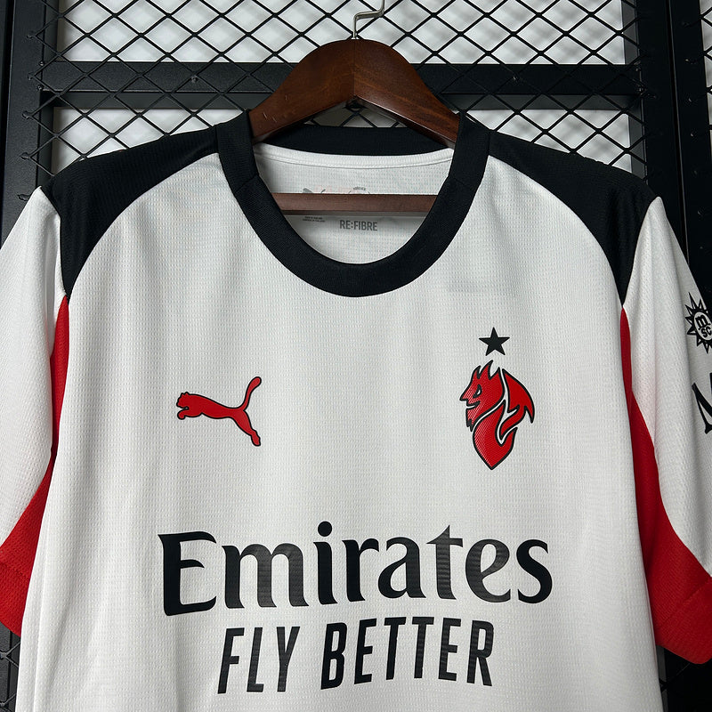 CAMISETA MILAN 2025/26 VISITA HOMBRE (VERSIÓN FAN)