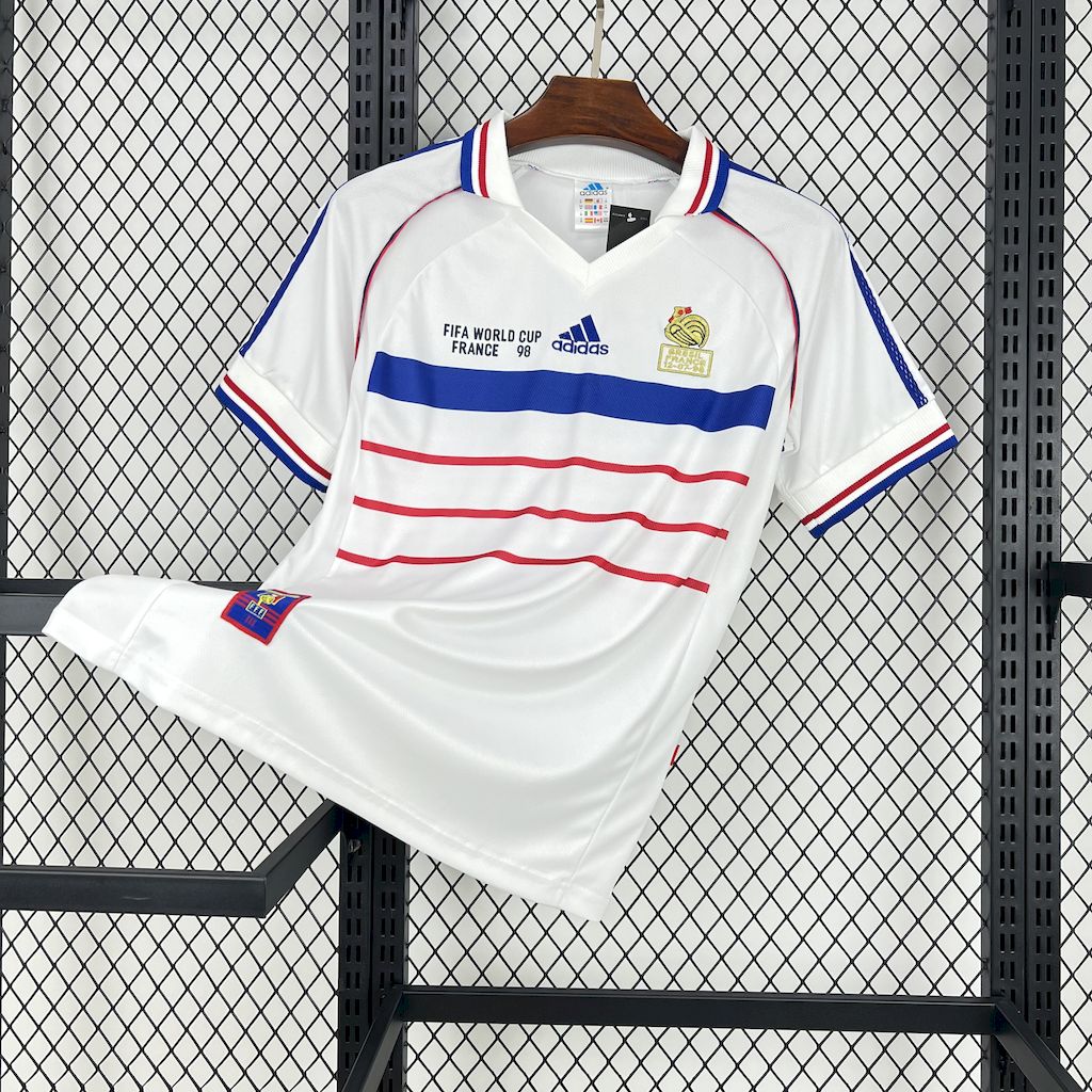 CAMISETA FRANCIA 1998 RETRO VISITA HOMBRE (VERSIÓN FAN)