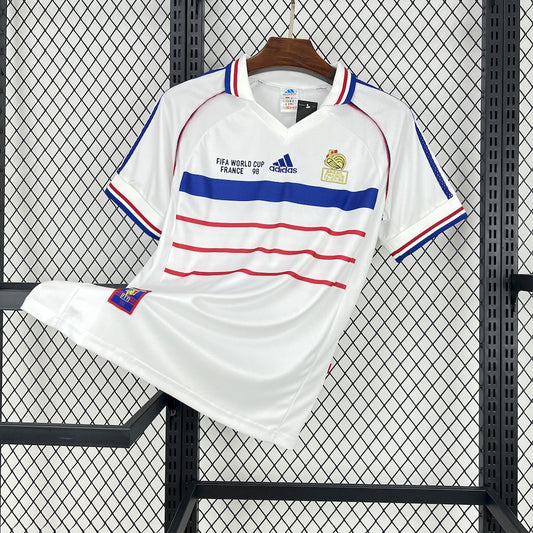 CAMISETA FRANCIA 1998 RETRO VISITA HOMBRE (VERSIÓN FAN)