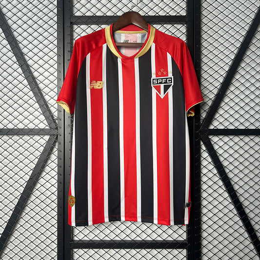 CAMISETA SAO PAULO 2025/26 VISITA HOMBRE (VERSIÓN FAN)