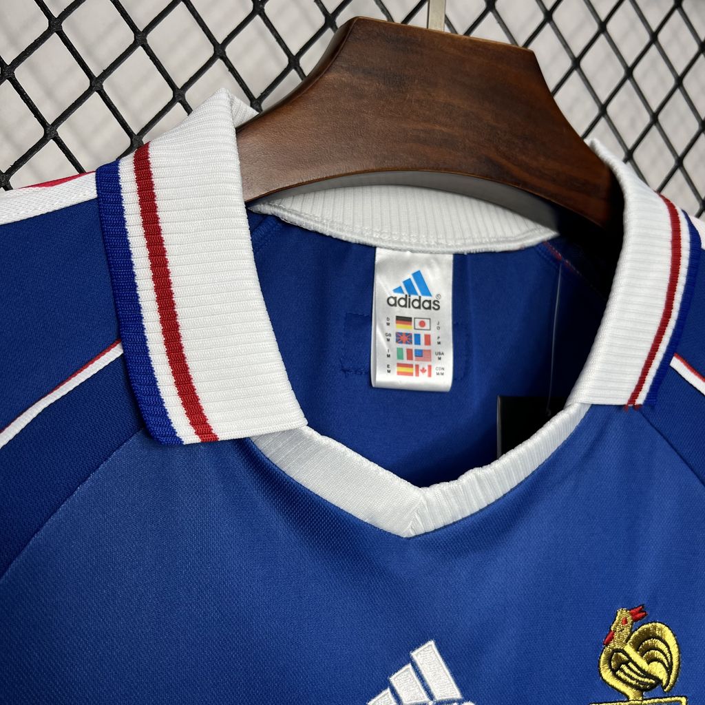 CAMISETA FRANCIA 1998 RETRO LOCAL HOMBRE (VERSIÓN FAN)