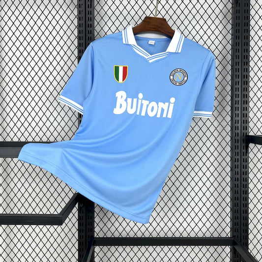 CAMISETA NAPOLI 1986/87 RETRO LOCAL HOMBRE (VERSIÓN FAN)