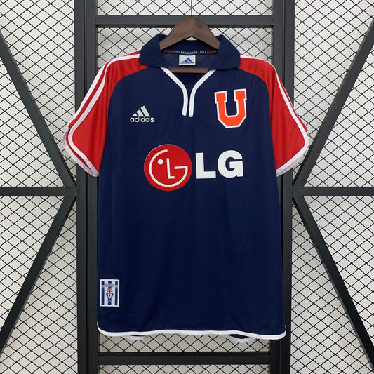 CAMISETA UNIVERSIDAD DE CHILE 2001/02 RETRO LOCAL HOMBRE (VERSIÓN FAN)