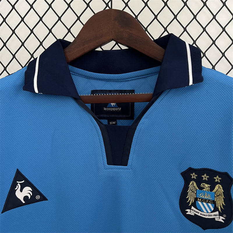CAMISETA MANCHESTER CITY 2002/03 RETRO LOCAL HOMBRE (VERSIÓN FAN)
