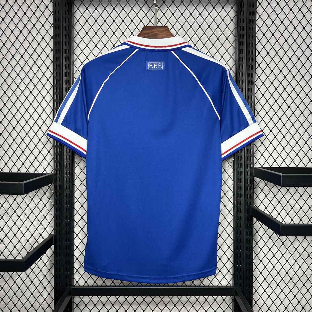 CAMISETA FRANCIA 1998 RETRO LOCAL HOMBRE (VERSIÓN FAN)