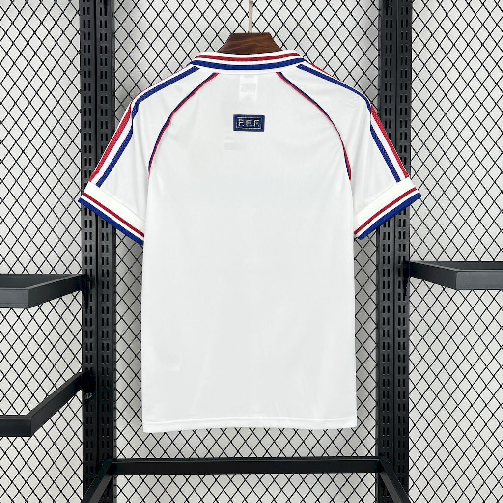 CAMISETA FRANCIA 1998 RETRO VISITA HOMBRE (VERSIÓN FAN)