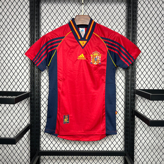 CAMISETA ESPAÑA 1998 RETRO LOCAL HOMBRE (VERSIÓN FAN)