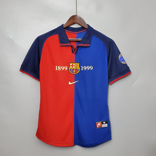 CAMISETA BARCELONA 1999 RETRO LOCAL HOMBRE (VERSIÓN FAN)