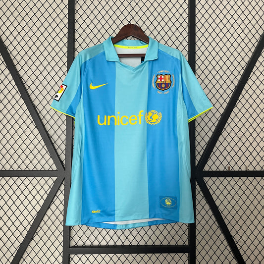CAMISETA BARCELONA 2007/08 RETRO VISITA HOMBRE (VERSIÓN FAN)