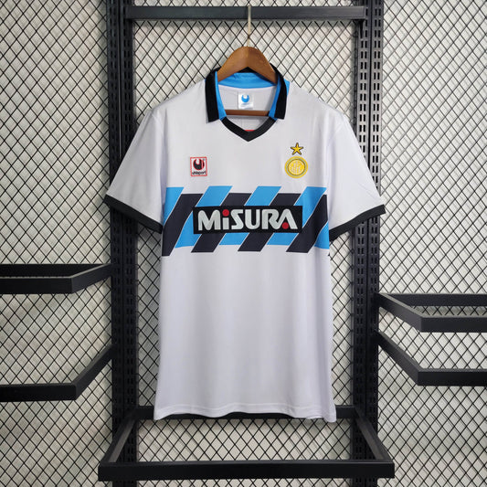 CAMISETA INTER DE MILAN RETRO 1990/91 VISITA HOMBRE (VERSIÓN FAN)