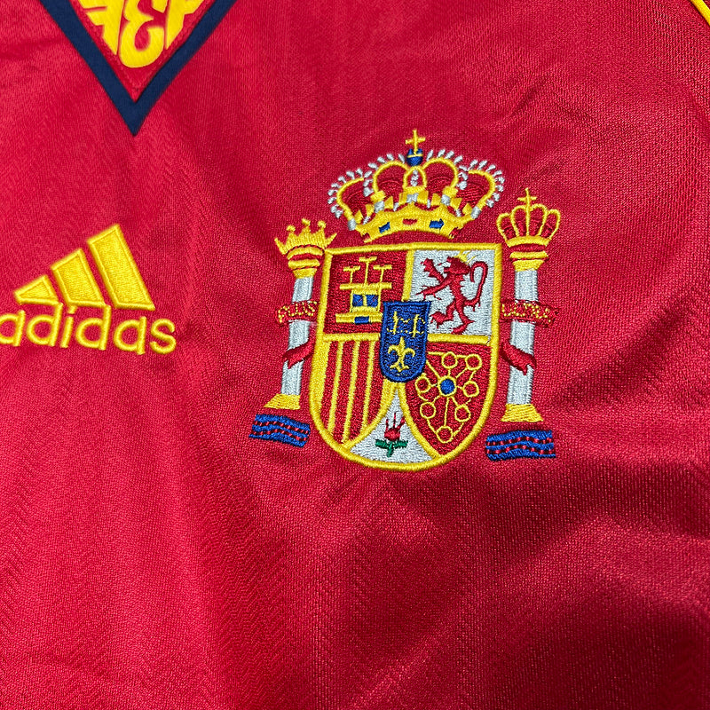CAMISETA ESPAÑA 1998 RETRO LOCAL HOMBRE (VERSIÓN FAN)