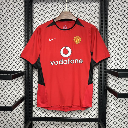CAMISETA MANCHESTER UNITED 2002/04 RETRO LOCAL HOMBRE (VERSIÓN FAN)