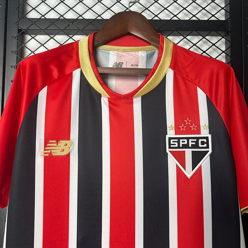 CAMISETA SAO PAULO 2025/26 VISITA HOMBRE (VERSIÓN FAN)