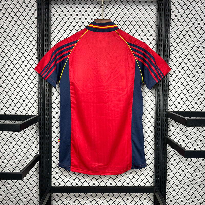 CAMISETA ESPAÑA 1998 RETRO LOCAL HOMBRE (VERSIÓN FAN)