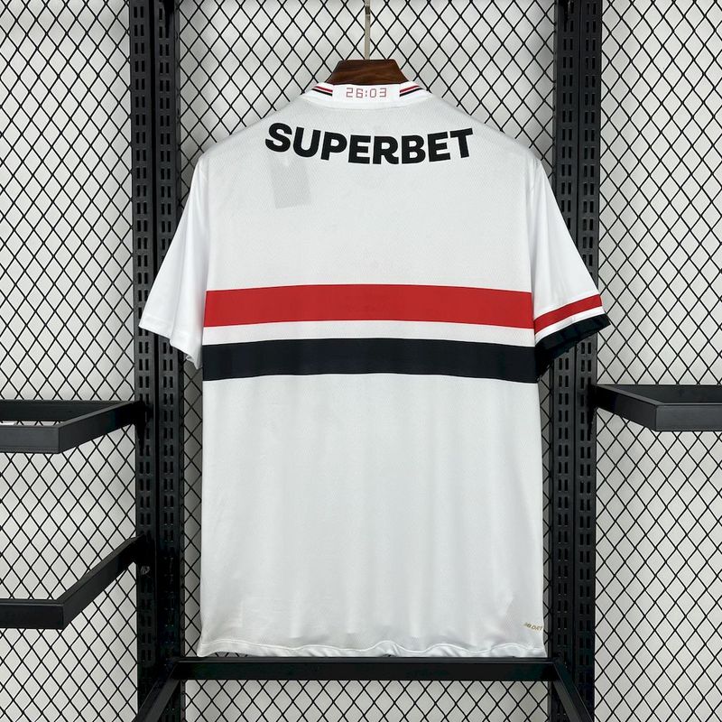 CAMISETA SAO PAULO 2025/26 LOCAL HOMBRE (VERSIÓN FAN)