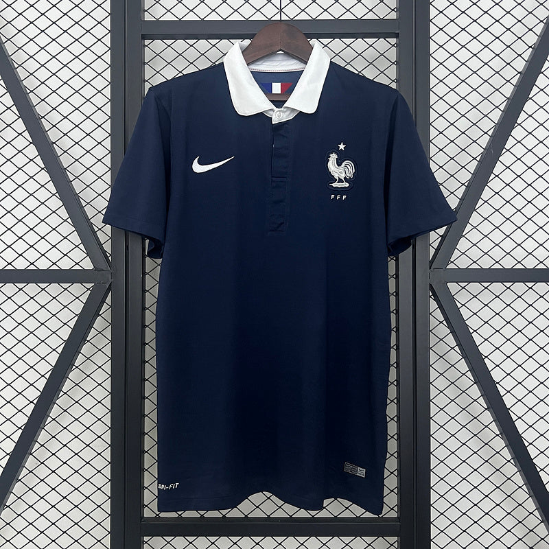 CAMISETA FRANCIA 2014 RETRO LOCAL HOMBRE (VERSIÓN FAN)