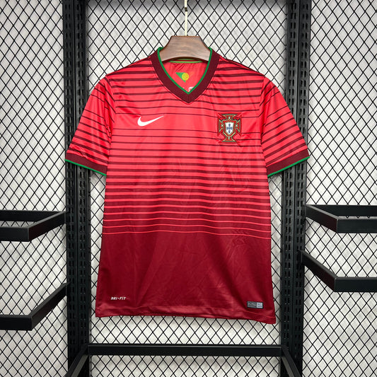 CAMISETA PORTUGAL 2014 RETRO LOCAL HOMBRE (VERSIÓN FAN)