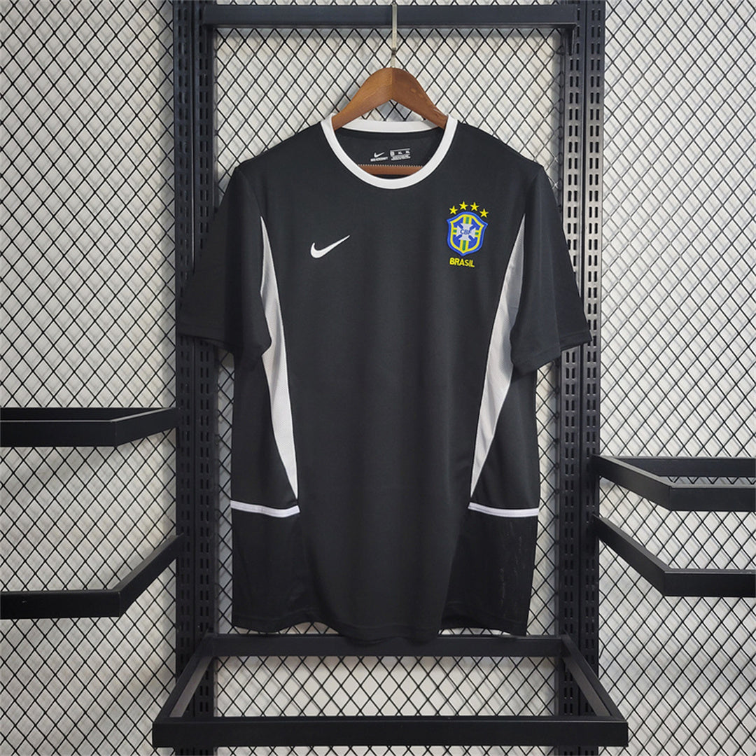 CAMISETA BRASIL 2002 ARQUERO RETRO HOMBRE (VERSIÓN FAN)
