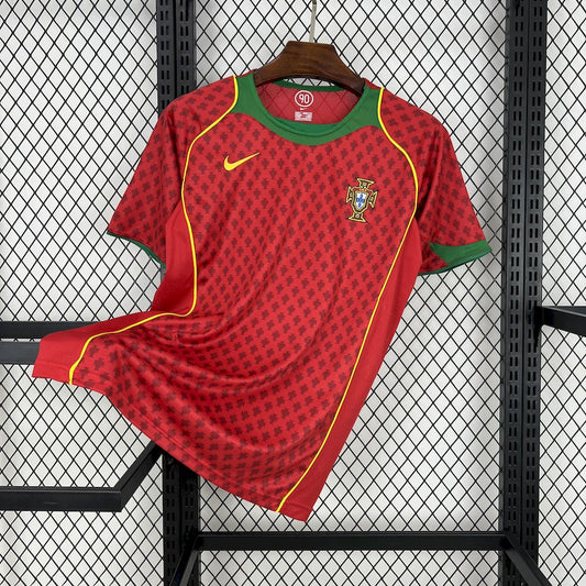 CAMISETA PORTUGAL 2004 RETRO LOCAL HOMBRE (VERSIÓN FAN)