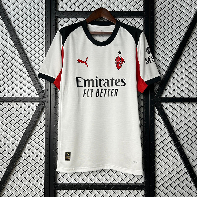 CAMISETA MILAN 2025/26 VISITA HOMBRE (VERSIÓN FAN)