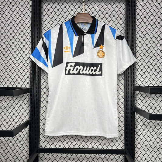 CAMISETA INTER DE MILAN RETRO 1992/93 VISITA HOMBRE (VERSIÓN FAN)