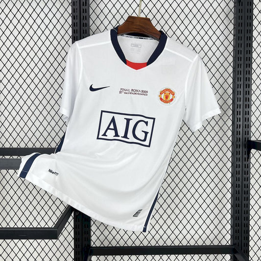 CAMISETA MANCHESTER UNITED 2008/09 RETRO VISITA HOMBRE (VERSIÓN FAN)