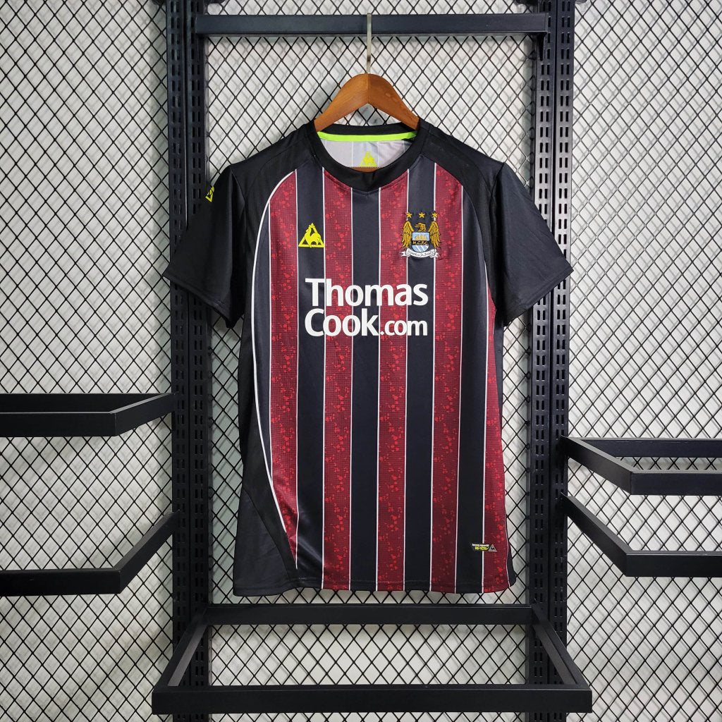 CAMISETA MANCHESTER CITY 2008/09 RETRO VISITA HOMBRE (VERSIÓN FAN)