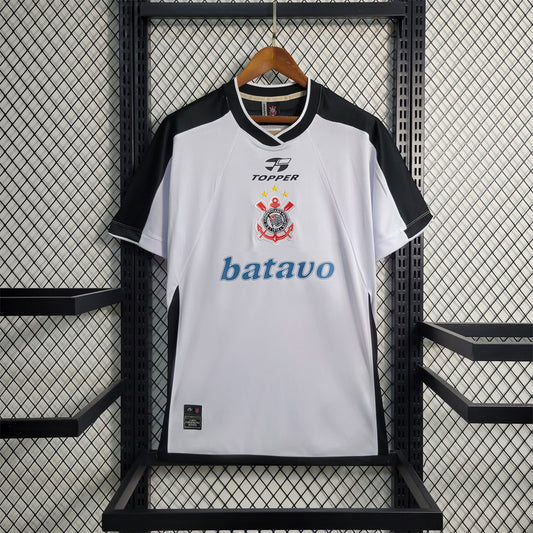 CAMISETA CORINTHIANS 1999/00 RETRO LOCAL HOMBRE (VERSIÓN FAN)