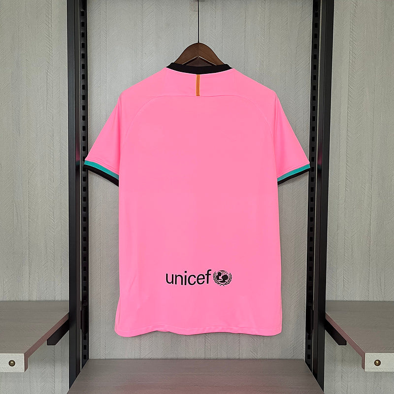 CAMISETA BARCELONA 2020/21 RETRO VISITA HOMBRE (VERSIÓN FAN)