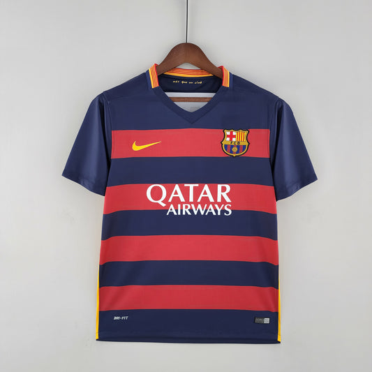 CAMISETA BARCELONA 2015/16 RETRO LOCAL HOMBRE (VERSIÓN FAN)