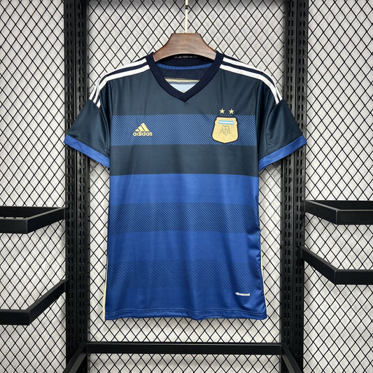 CAMISETA ARGENTINA 2014 RETRO VISITA HOMBRE (VERSIÓN FAN)