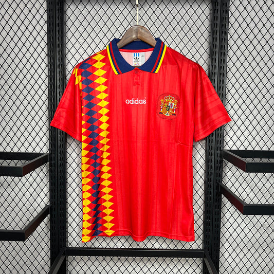 CAMISETA ESPAÑA 1994 RETRO LOCAL HOMBRE (VERSIÓN FAN)