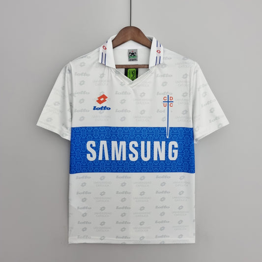 CAMISETA UNIVERSIDAD CATOLICA 1996 RETRO LOCAL HOMBRE (VERSIÓN FAN)