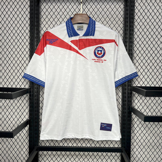 CAMISETA CHILE 1998 RETRO VISITA HOMBRE (VERSIÓN FAN)