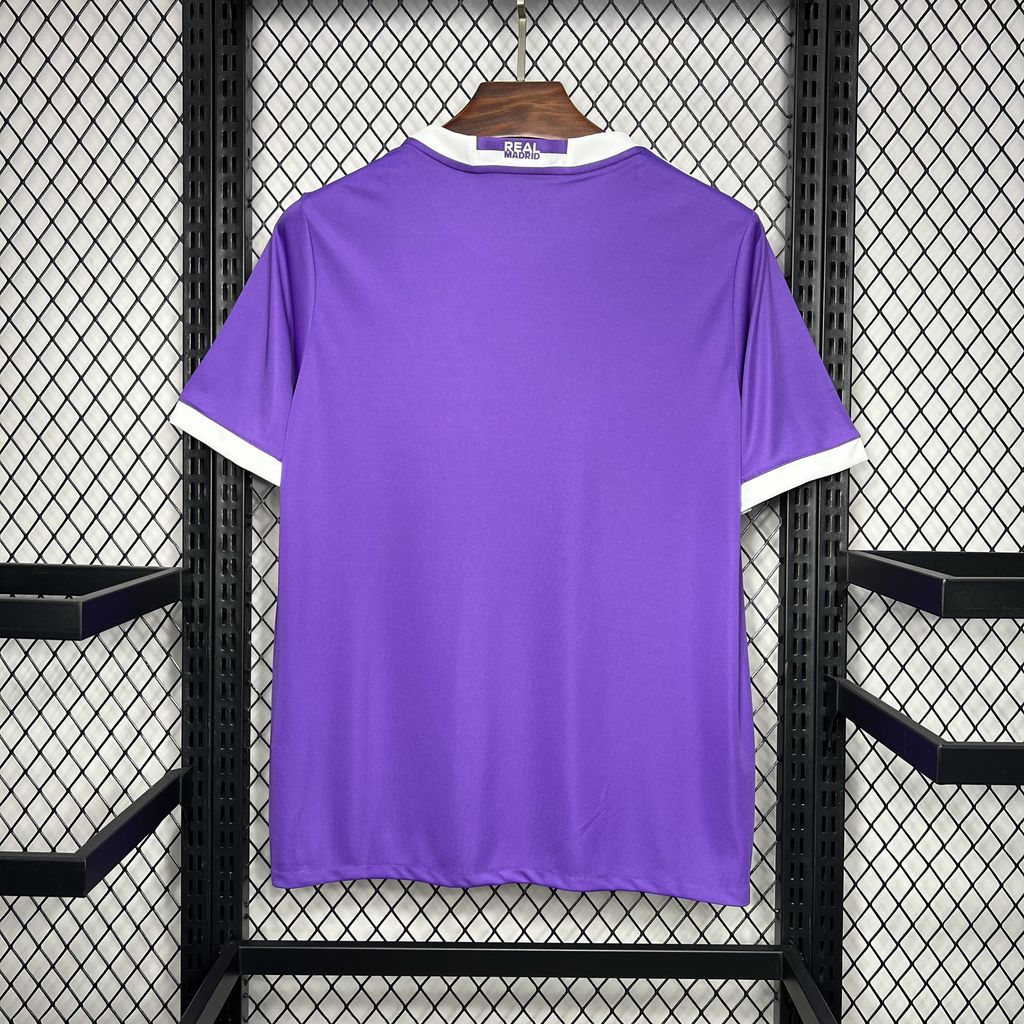 CAMISETA REAL MADRID 2016/17 RETRO VISITA HOMBRE (VERSIÓN FAN)