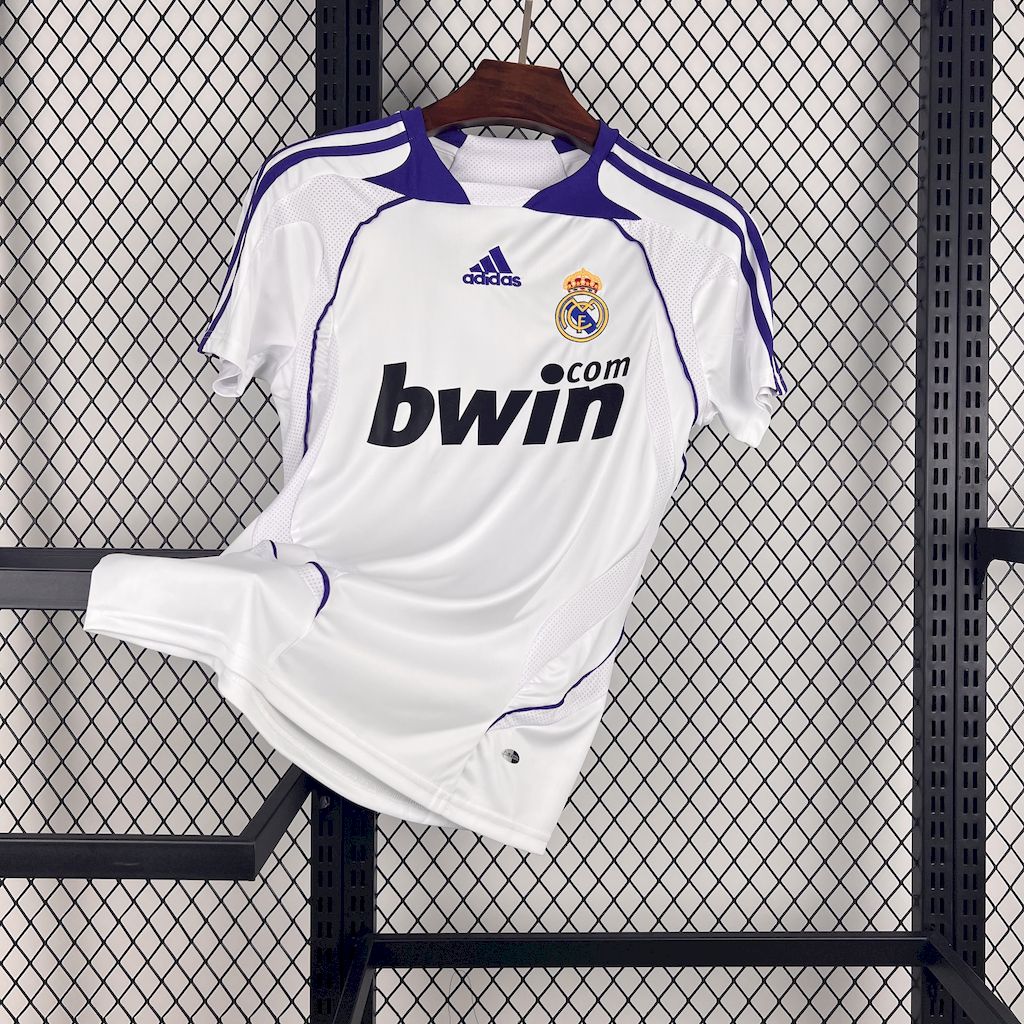 CAMISETA REAL MADRID 2007/08 RETRO LOCAL HOMBRE (VERSIÓN FAN)